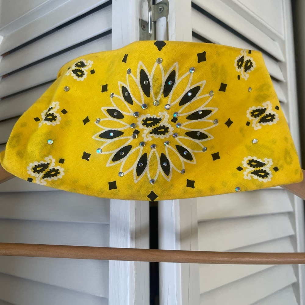 Woman’s embellished bandanna